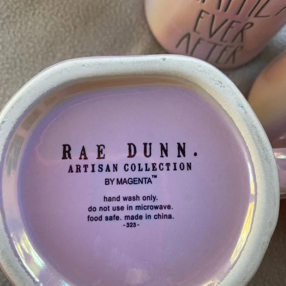 RaeDunn by Magenta, “Happily Ever After”, Pink Iridescent Mug - Picture 11 of 11